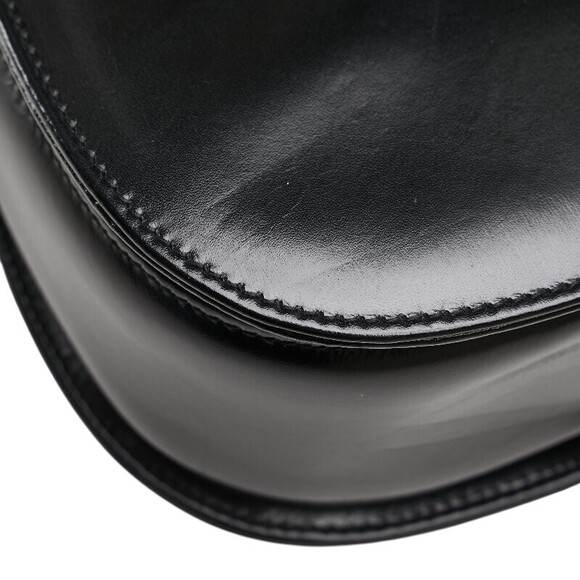 Gucci Bamboo Shoulder Bag Black Brown Leather - Picture 4 of 10